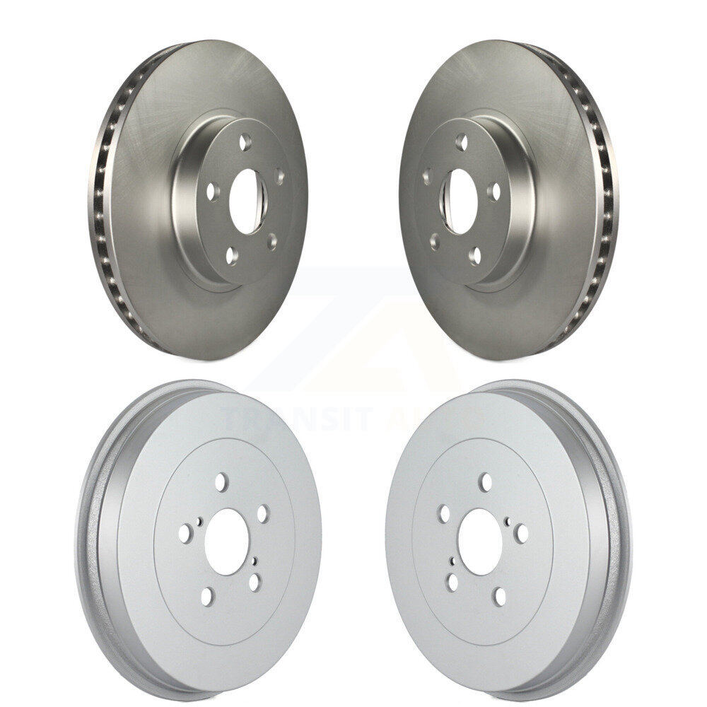 Front Rear Disc Brake Rotors Drums Kit For Toyota Matrix Pontiac Vibe KG-101450