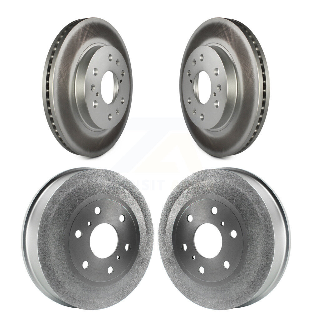 Front Rear Disc Brake Rotor Drum Kit For 2009-2013 GMC Sierra 1500 Chevrolet Silverado KG-101451