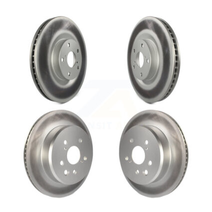 Front Rear Coat Disc Brake Rotor Kit For Lexus IS300 IS350 GS350 RC350 RC300 IS200t GS450h KG-101475