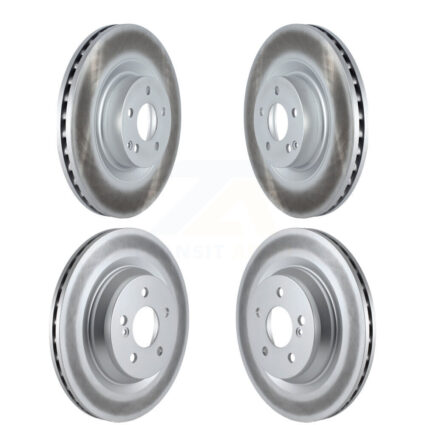 Front Rear Coated Brake Rotors Kit For Mercedes-Benz S550 S450 SL550 CL550 S350 S400 S600 KG-101504