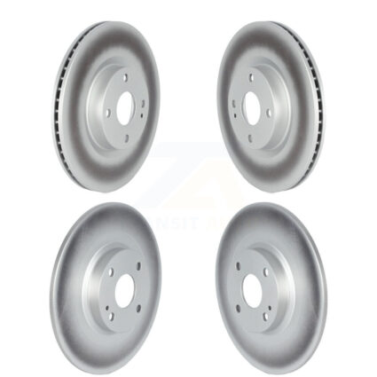 Front Rear Coat Brake Rotor Kit For Mazda MX-5 Miata Fiat 124 Spider Without Brembo Brakes KG-101528
