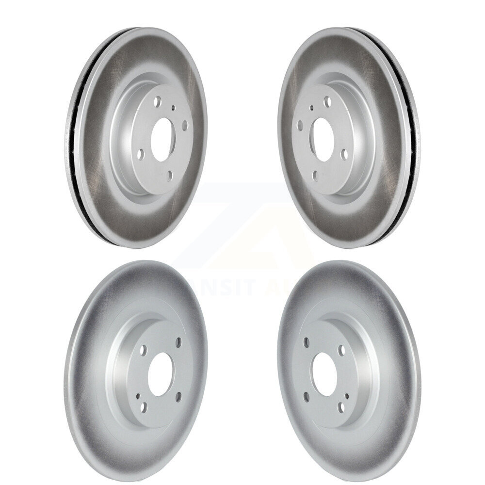 Front Rear Coated Disc Brake Rotors Kit For 2016-2024 Mazda MX-5 Miata With Brembo Brakes KG-101529