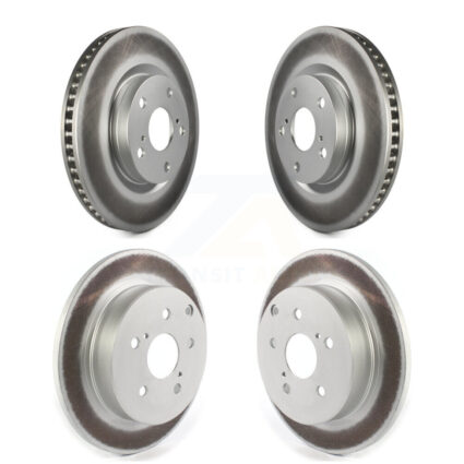 Front Rear Coated Disc Brake Rotors Kit For 2016-2020 Toyota Mirai KG-101530