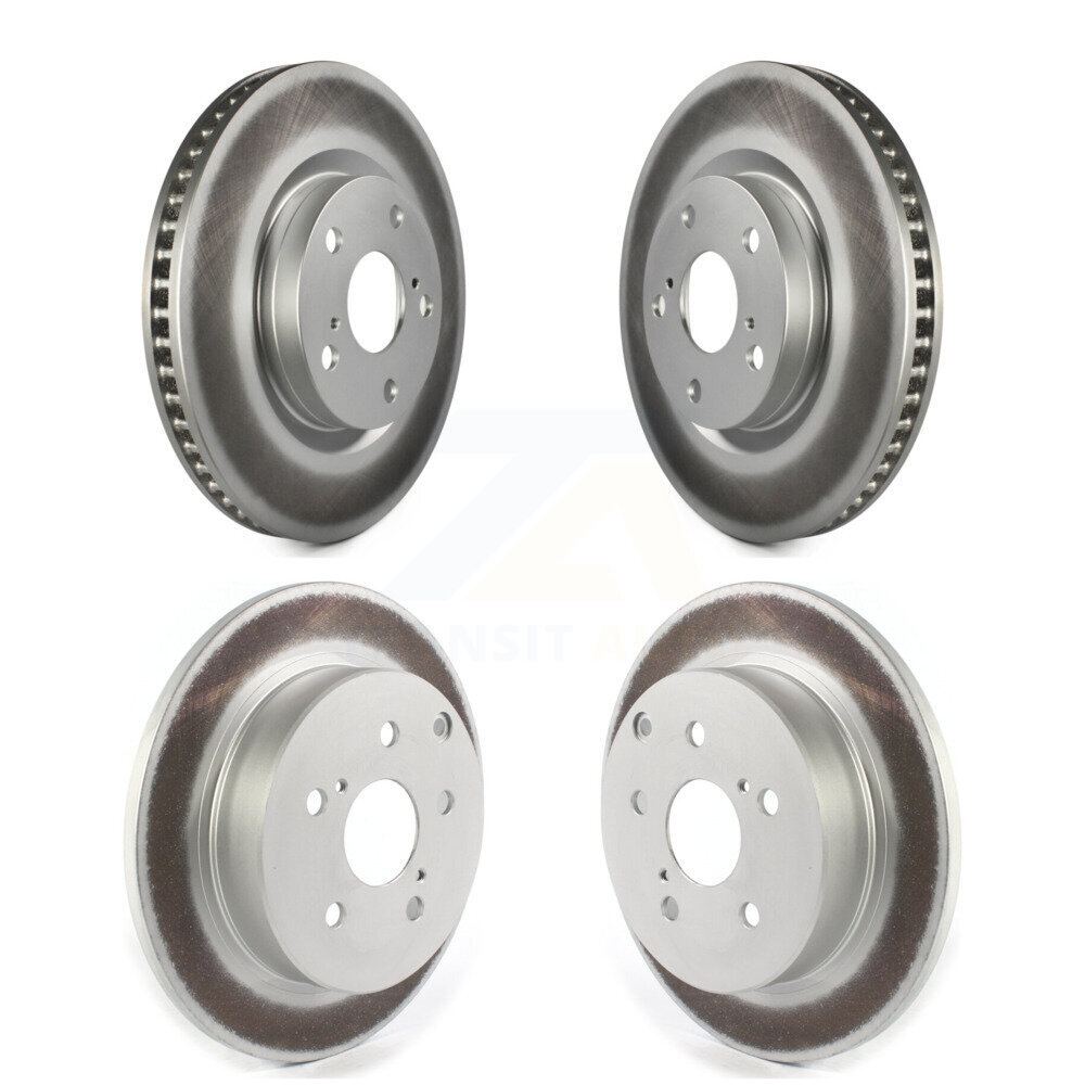 Front Rear Coated Disc Brake Rotors Kit For 2016-2020 Toyota Mirai KG-101530