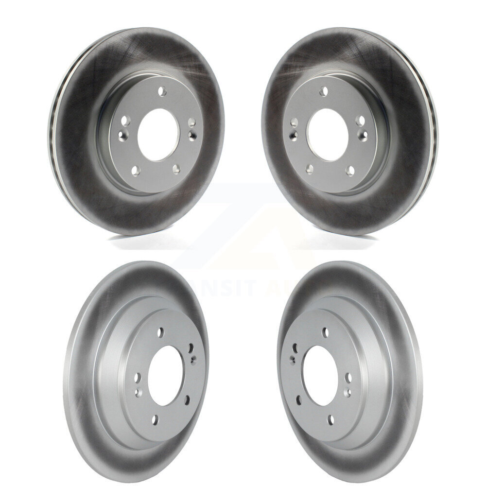 Front Rear Coated Disc Brake Rotors Kit For Kia Seltos Hyundai Kona KG-101541