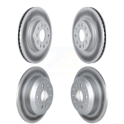 Front Rear Coat Brake Rotor Kit For Jeep Wrangler Without Heavy Duty Brakes Code BRY KG-101562