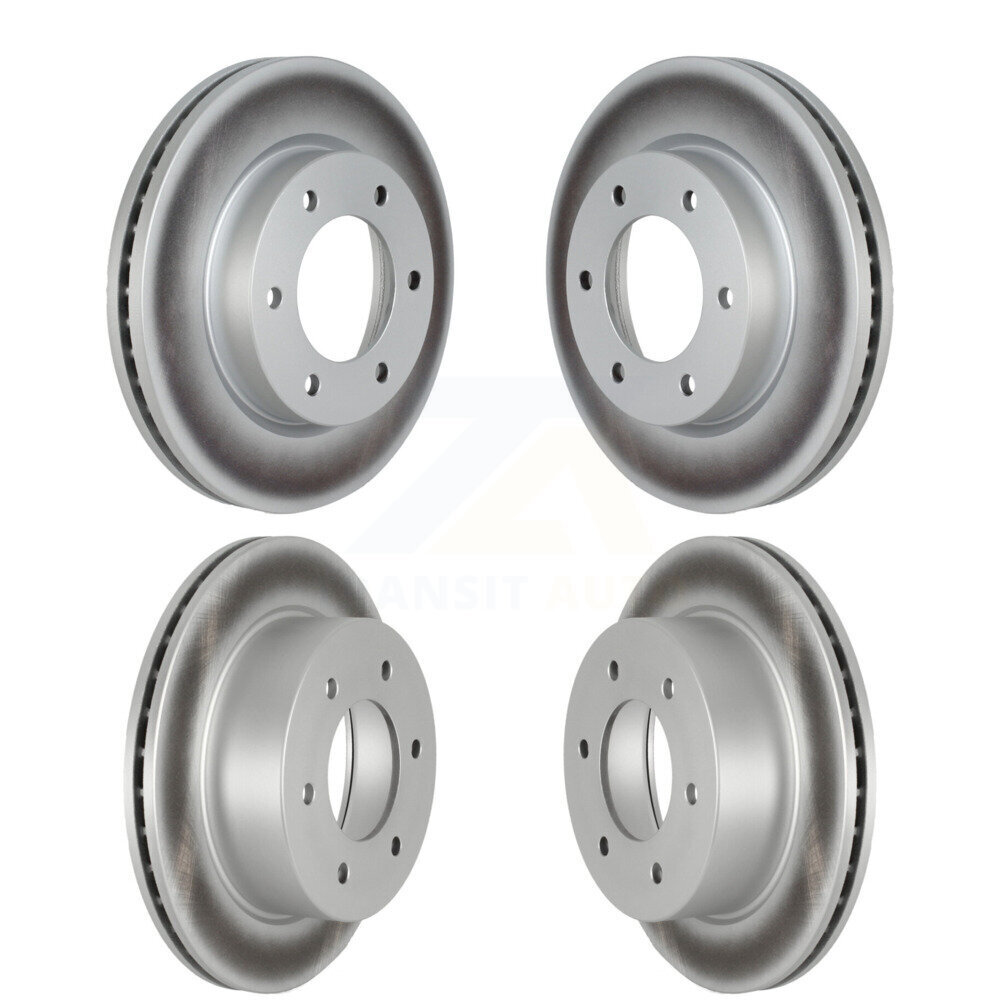 Front Rear Coated Disc Brake Rotors Kit For Ford Ranger Bronco KG-101590