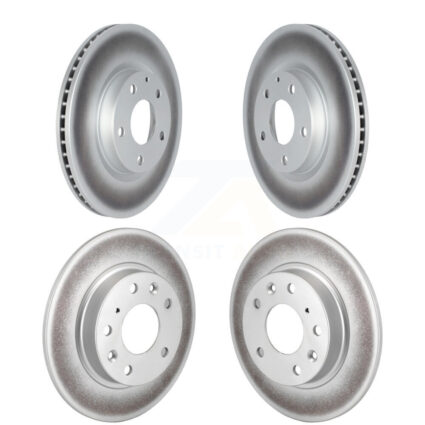 Front Rear Coated Disc Brake Rotors Kit For Mazda 3 CX-30 Sport KG-101592