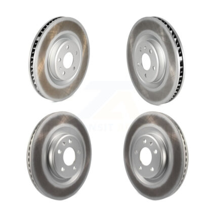 Front Rear Coat Brake Rotor Kit For 17-18 Porsche Macan S Without Ceramic Composite Brakes KG-101631