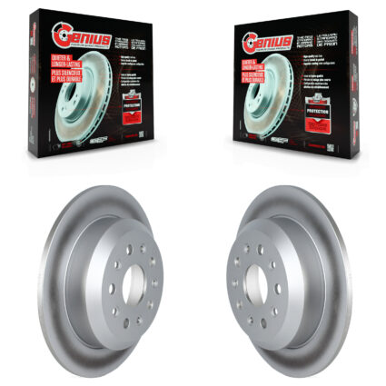 Rear Coat Disc Brake Rotor Pair For Jeep Wrangler Without Heavy Duty Brakes Code BRY KG-101660