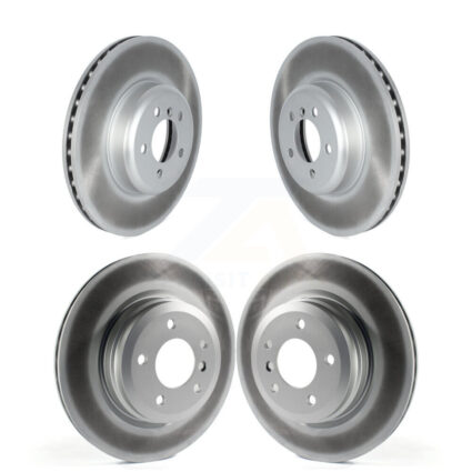 Front Rear Coated Disc Brake Rotors Kit For 2012 BMW 335i Convertible/Coupe KG-101675