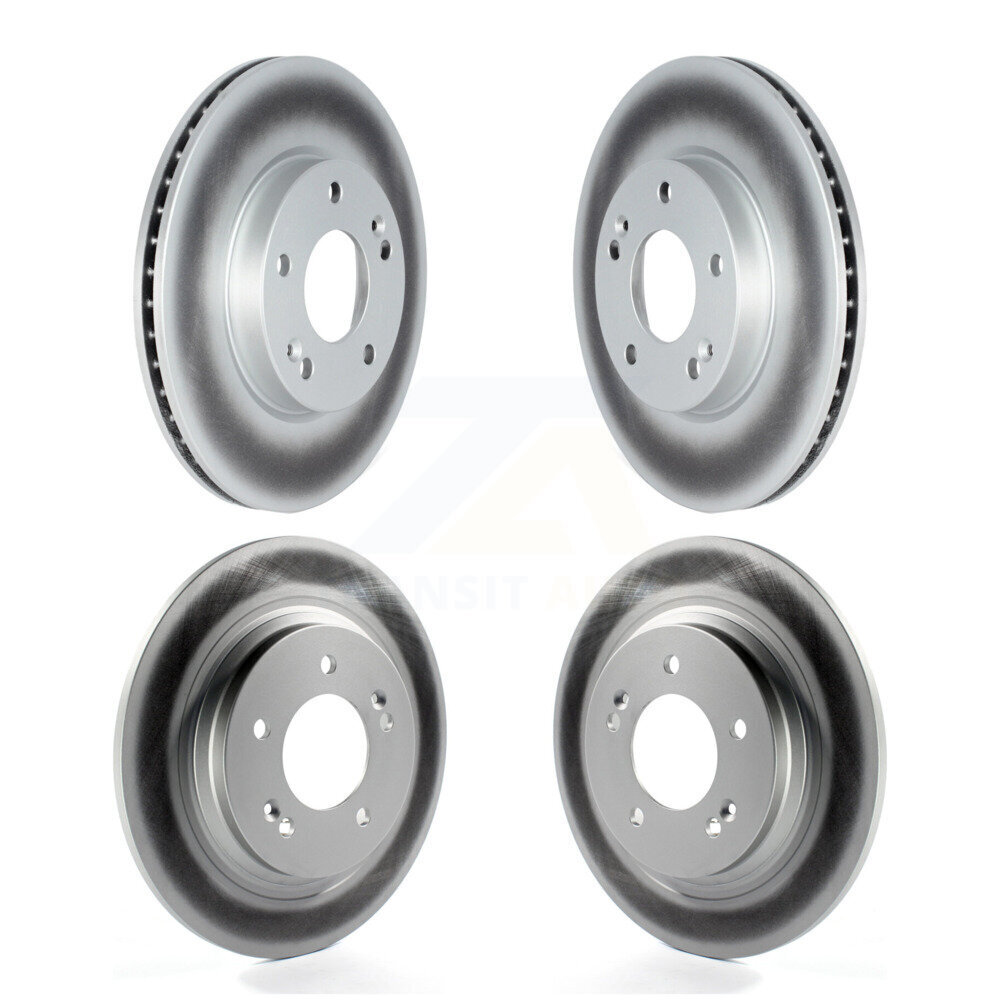 Front Rear Coated Disc Brake Rotors Kit For Hyundai Ioniq Kia Niro KG-101686