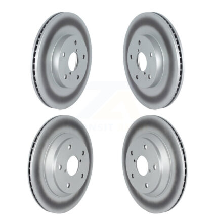 Front Rear Coat Brake Rotors Kit For 19-22 Subaru Forester With 294mm Diameter Rotor KG-101688