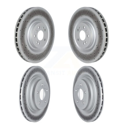 Front Rear Coated Brake Rotors Kit For Mercedes-Benz GLE43 AMG GLE400 GLE450 ML550 GLE550e KG-101696