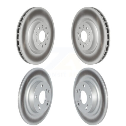 Front Rear Coated Disc Brake Rotors Kit For 2017-2020 Honda Civic Type R KG-101700