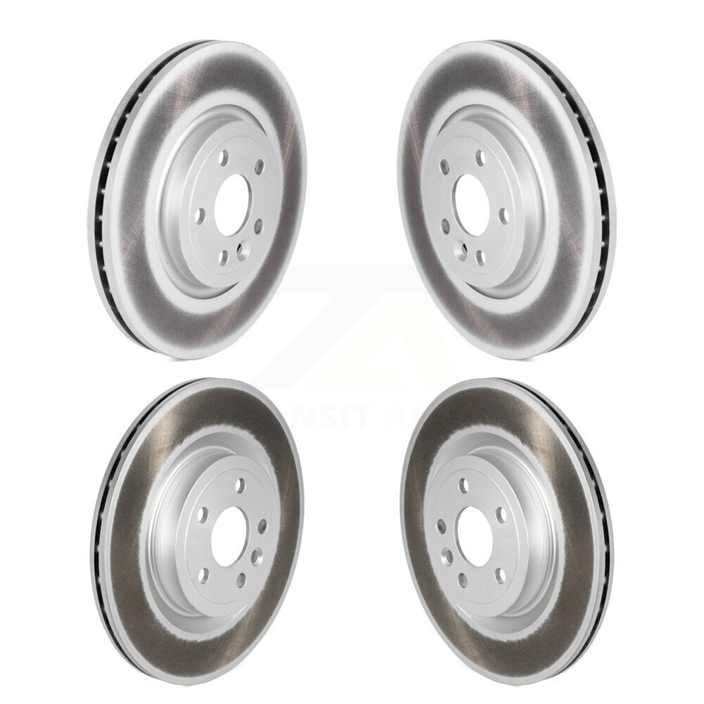Front Rear Coated Disc Brake Rotors Kit For Jaguar F-Pace KG-101706