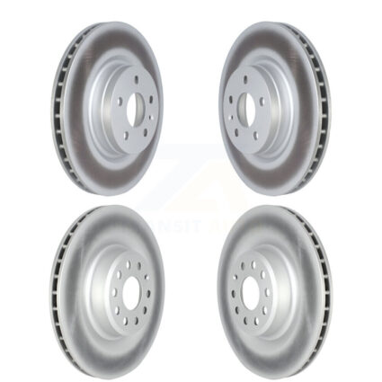 Front Rear Coated Disc Brake Rotors Kit For Tesla S X KG-101709