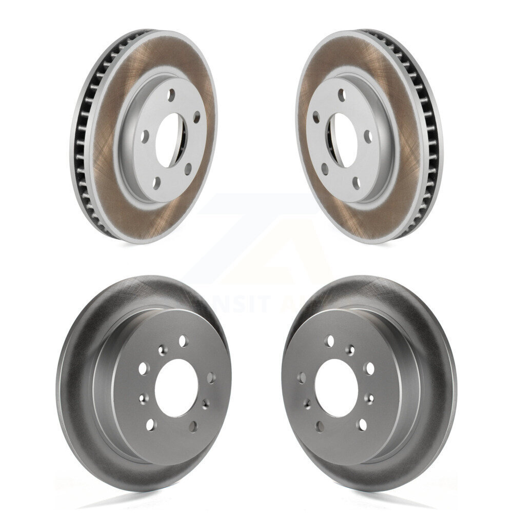 Front Rear Coated Brake Rotors Kit For Buick Century Chevrolet Venture Pontiac Grand Prix KG-101735