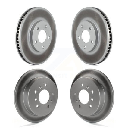 Front Rear Coat Disc Brake Rotors Kit For Chevrolet Impala Monte Carlo Oldsmobile Intrigue KG-101736
