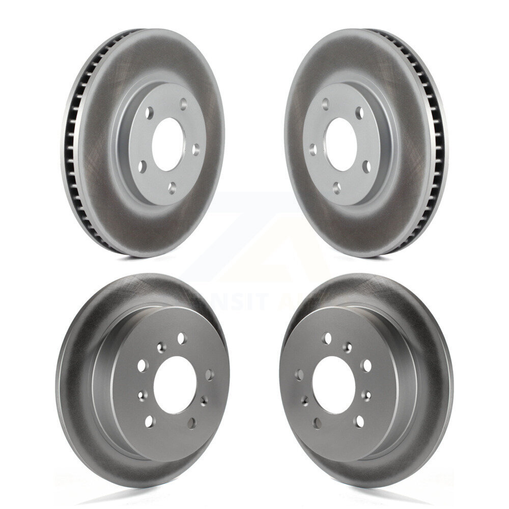 Front Rear Coat Disc Brake Rotors Kit For Chevrolet Impala Monte Carlo Oldsmobile Intrigue KG-101736