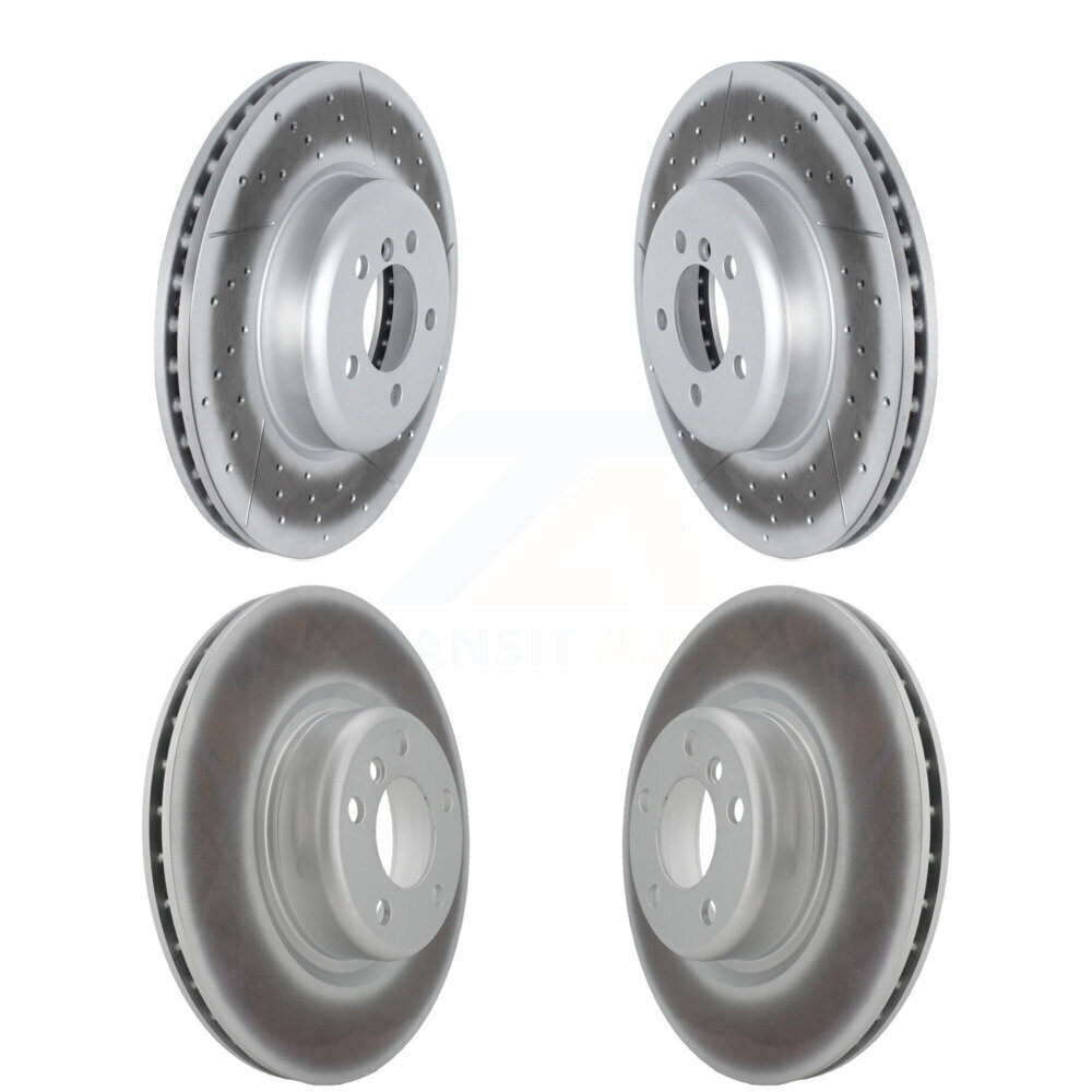 Front Rear Coated Disc Brake Rotors Kit For 2018-2020 BMW M240i xDrive KG-101744