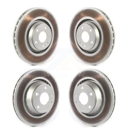 Front Rear Coated Disc Brake Rotors Kit For 2009-2015 Audi TTS Quattro KG-101749