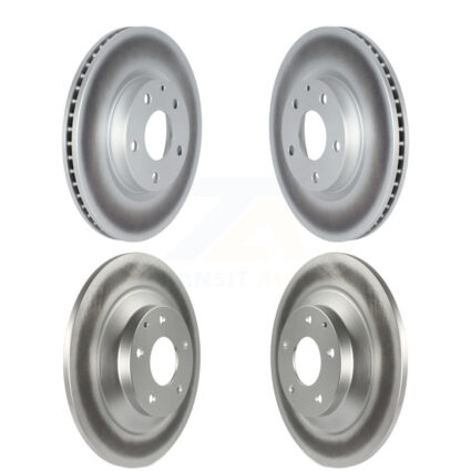 Front Rear Coated Brake Rotor Kit For 2020-2023 Mazda CX-30 With 302mm Diameter KG-101756