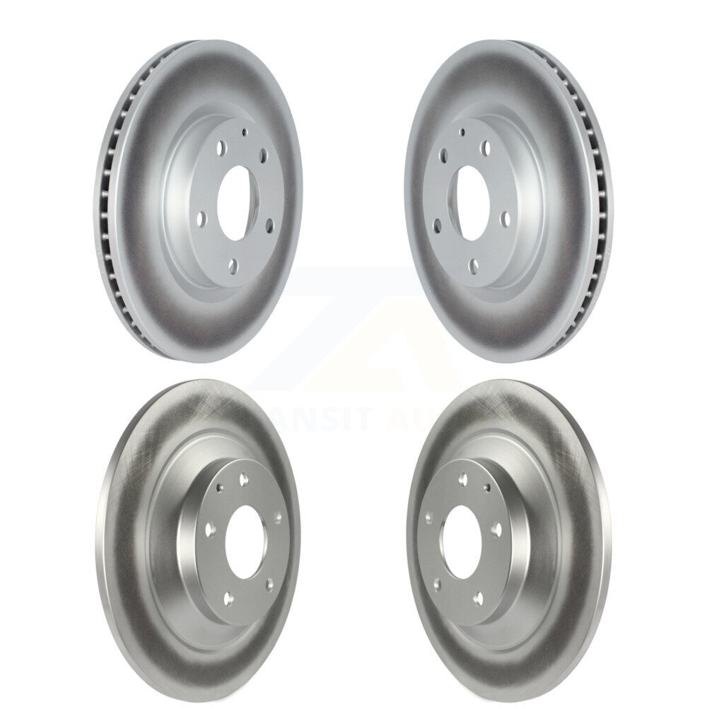 Front Rear Coated Brake Rotor Kit For 2020-2023 Mazda CX-30 With 302mm Diameter KG-101756