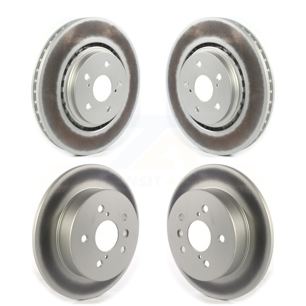 Front Rear Coated Disc Brake Rotor Kit For 2022 Toyota Camry TRD With Manual Parking KG-101757