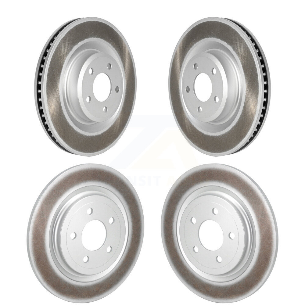 Front Rear Coated Disc Brake Rotors Kit For Ford Explorer KG-101760