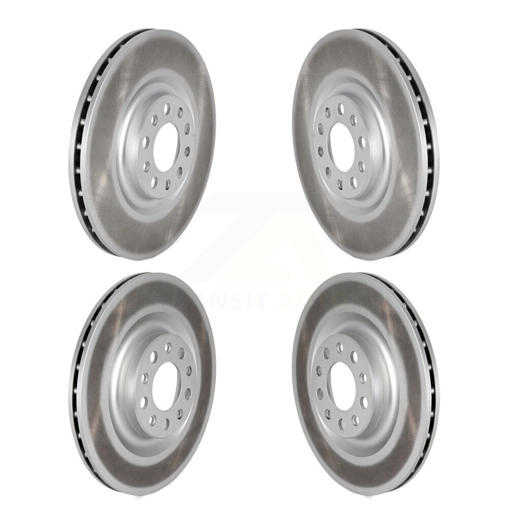 Front Rear Coated Disc Brake Rotors Kit For Alfa Romeo Stelvio Giulia KG-101778