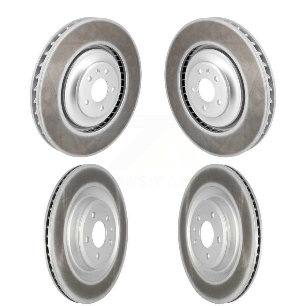 Front Rear Coated Disc Brake Rotors Kit For Audi S6 S7 S8 KG-101781