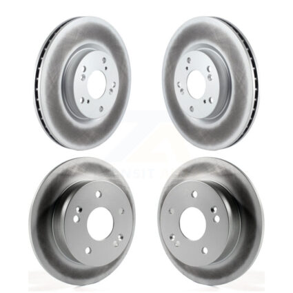 Front Rear Coated Disc Brake Rotors Kit For 2002-2006 Acura RSX Type-S KG-101786