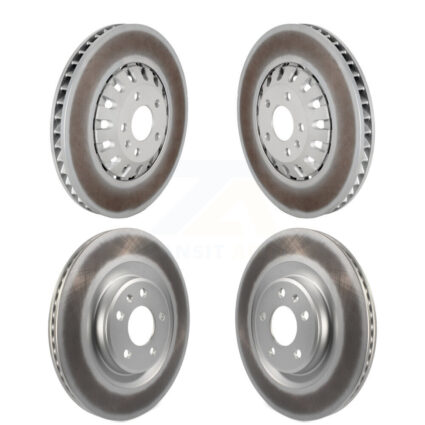 Front Rear Coated Disc Brake Rotors Kit For 2019-2021 Audi A6 Quattro A7 Sportback KG-101788