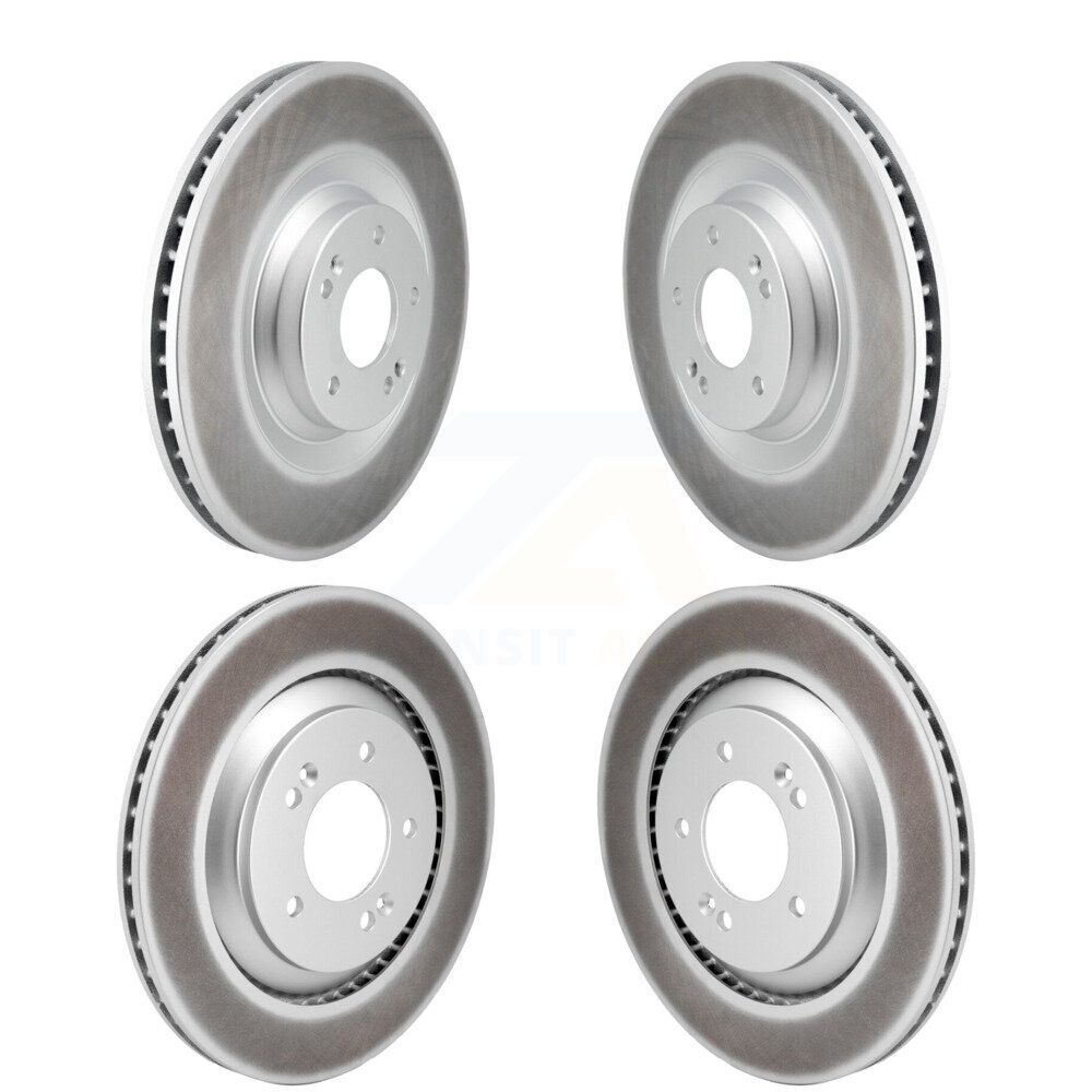 Front Rear Coated Disc Brake Rotors Kit For Hyundai Veloster N KG-101814