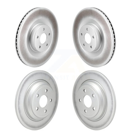 Front Rear Coated Disc Brake Rotors Kit For 2016-2018 Ford Focus RS KG-101837