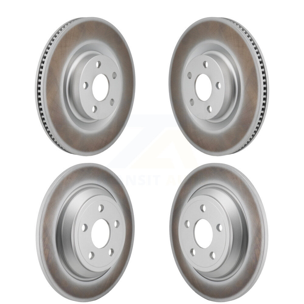 Front Rear Coated Disc Brake Rotors Kit For 2022-2023 Ford Maverick KG-101838