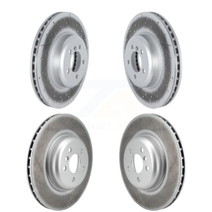 Front Rear Coated Disc Brake Rotors Kit For BMW 330i KG-101844
