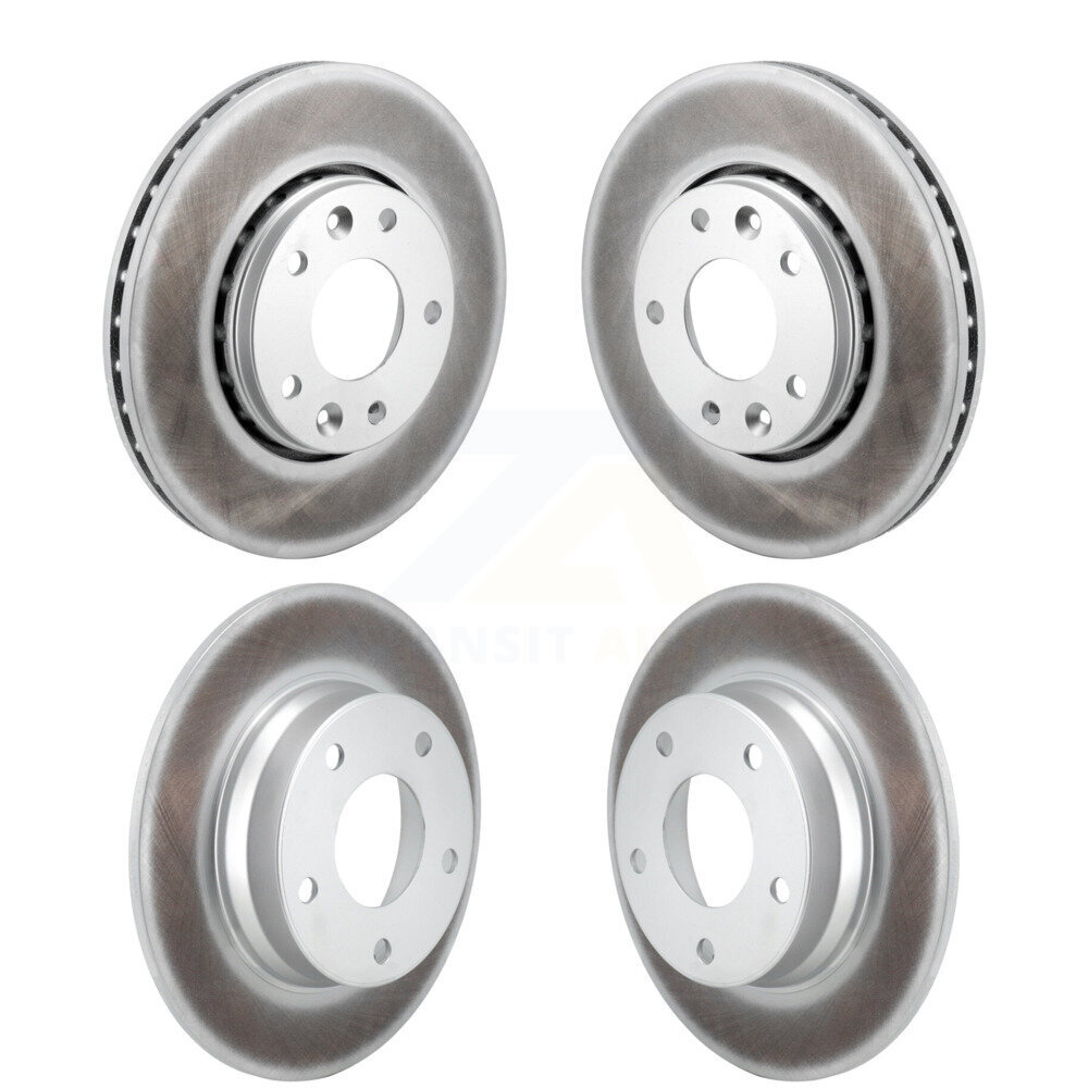 Front Rear Coated Disc Brake Rotors Kit For 2020-2023 Nissan Sentra KG-101845