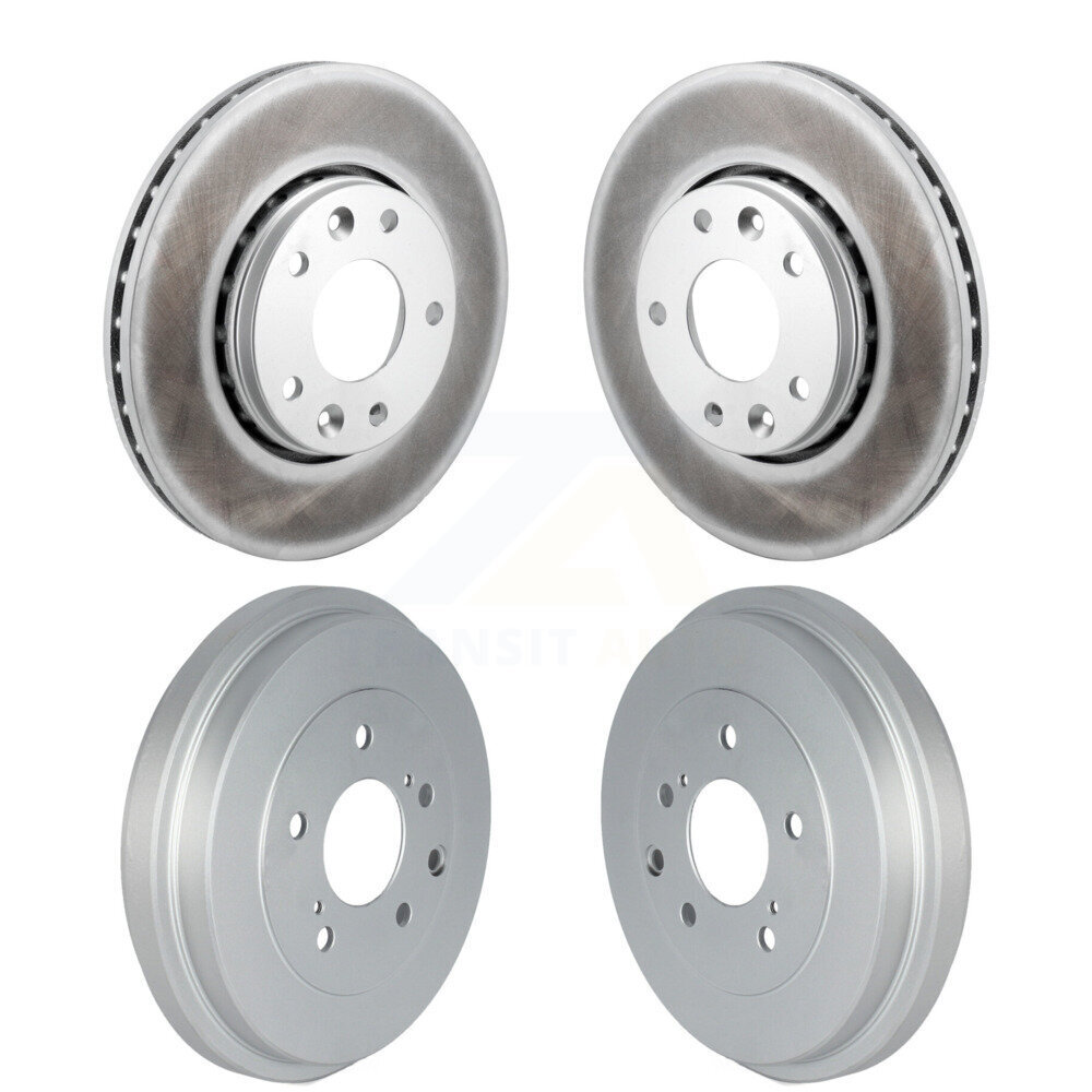 Front Rear Disc Brake Rotors Drums Kit For 2020-2022 Nissan Sentra KG-101867