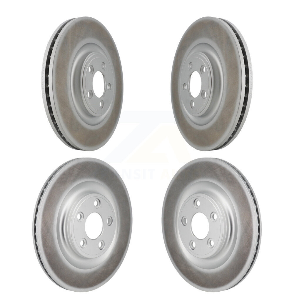 Front Rear Coated Disc Brake Rotors Kit For Jaguar XJ KG-101875