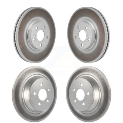 Front Rear Coated Disc Brake Rotors Kit For 2017-2020 Lincoln MKZ 2.0L KG-101879