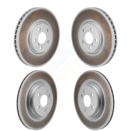 Front Rear Coated Brake Rotors Kit For 2020 Mini Cooper Countryman John Works ALL4 KG-101888