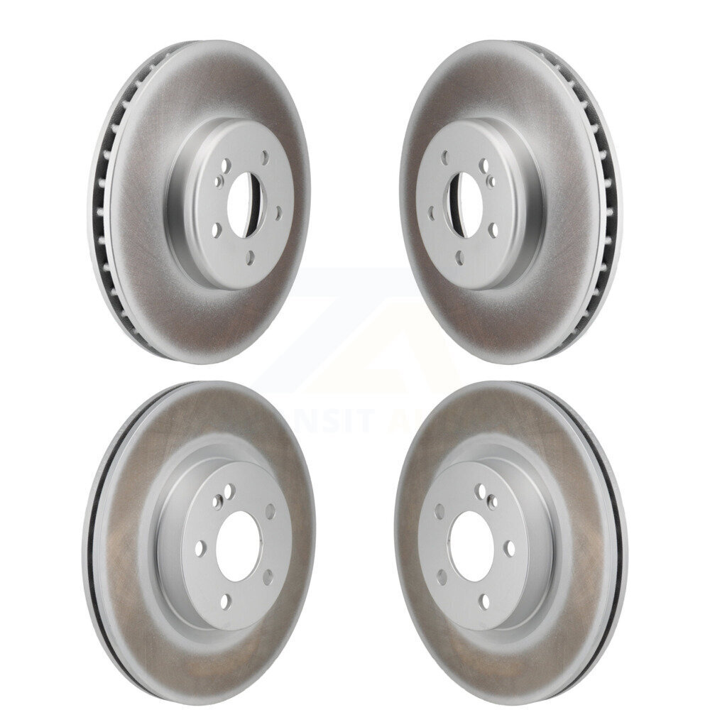 Front Rear Coated Disc Brake Rotors Kit For Mercedes-Benz GLC300 KG-101891