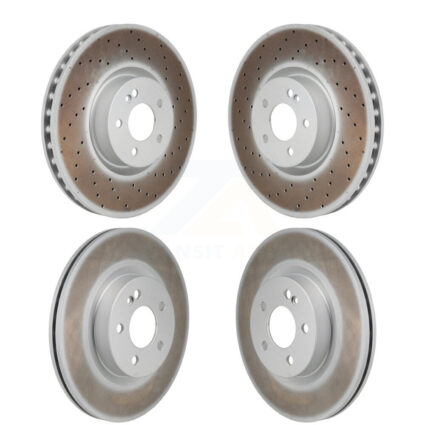 Front Rear Coated Disc Brake Rotor Kit For Mercedes-Benz GLC300 C43 AMG GLC43 C450 GLC350e KG-101893