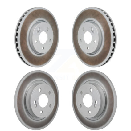 Front Rear Coated Disc Brake Rotors Kit For Mercedes-Benz A220 CLA250 With Standard Brakes KG-101894