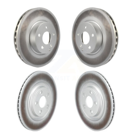 Front Rear Coat Brake Rotors Kit For 17 Mercedes-Benz E400 With 322mm Diameter Rotor KG-101899