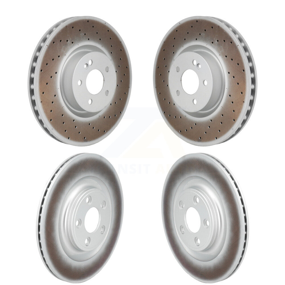 Front Rear Coated Disc Brake Rotors Kit For Mercedes-Benz E450 E400 E53 AMG CLS450 E43 KG-101904