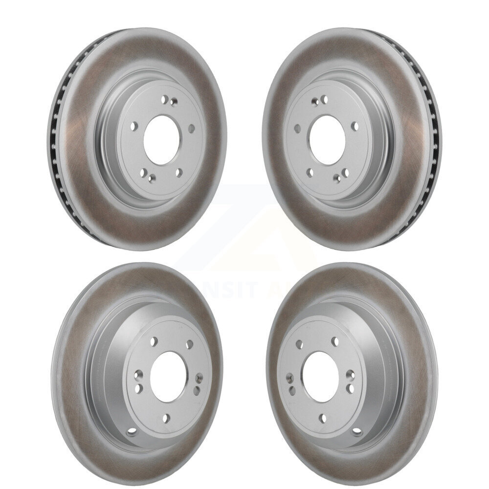 Front Rear Coated Disc Brake Rotors Kit For Genesis G70 Kia Stinger KG-101907