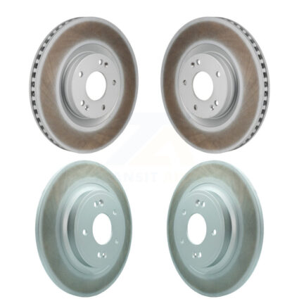 Front Rear Coat Disc Brake Rotor Kit For 2021-2023 Hyundai Santa Fe Kia Sorento GAS engine KG-101914
